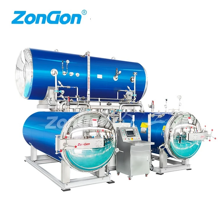 2+1 water immersion retort