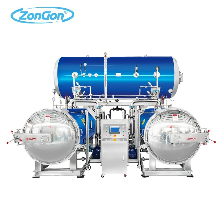 parallel water immersion retort