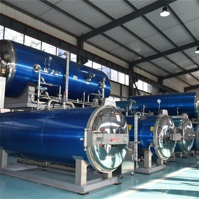 Auto Loading and Lossing System Retort Machine Line